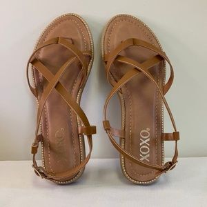 New XOXO women’s Brown Sandals/Size 6